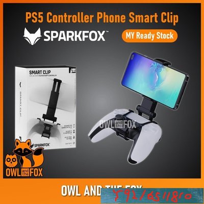 Sparkfox PS5 控制器智能手機夾夾固定器握把安裝支架角度調節 Y1810