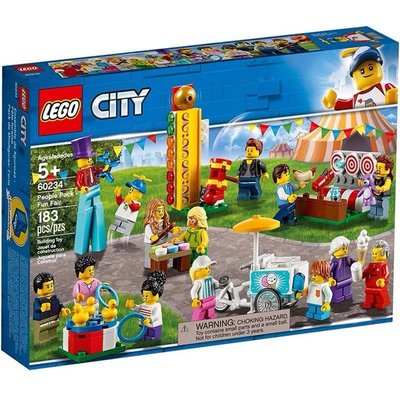新品 樂高 LEGO 城市系列 CITY 60234 游樂園人仔套裝拼搭積木禮物鵬