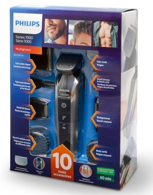 Philips 飛利浦 10合1 QG3396 多功能毛髮修剪器,剃頭刀 理髮器 鼻毛刀 修眉 鬍鬚造型器;成人兒童,近全新