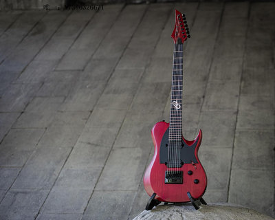 詩佳影音現貨 Solar T1.7TBR七弦電吉他Ola箱頭哥Tele款重型紅色Evertune影音設備