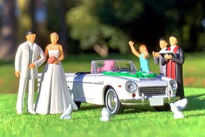 全新現貨 Tomytec Diocolle64 #CarSnap 13a 婚禮 結婚 新娘 新郎 婚紗 場景 小汽車