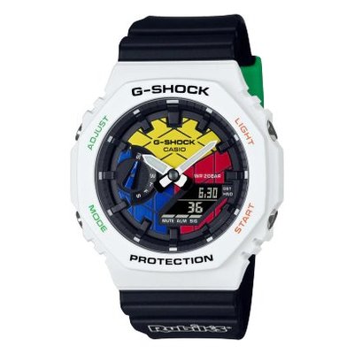 【威哥本舖】Casio台灣原廠公司貨 G-Shock GAE-2100RC-1A 農家橡樹 魔術方塊限定聯名錶