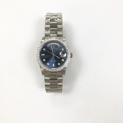 「官方授權」ROSDENTON 勞斯丹頓 男 風華經典 深藍晶鑽機械腕錶(96233MSB-2U)