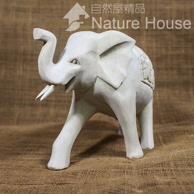 【自然屋精品】 小象 大象 原木大象 木雕動物 木雕大象 自然風 巴里島 手工 藝品 精品 裝飾 Elephant 12
