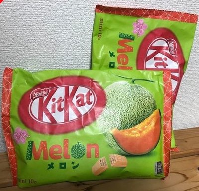 ST小旺鋪  日本  KitKat  威化餅乾  季節 期間限定  キットカット ミニ メロン  北海道 哈密瓜 威化餅