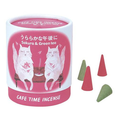 【日本香堂】Nippon Kodo 咖啡時光錐形薰香-在一個陽光明媚的下午(貓咪)［現貨/開發票］