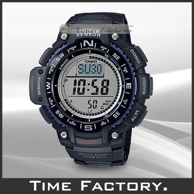 時間工廠 無息分期 CASIO 大錶徑 多功能登山錶 SGW-1000-1A (1)