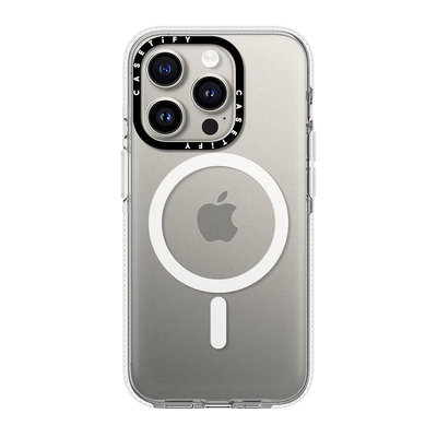 CASETiFY MagSafe 兼容透明手機殼 iPhone 15/15 Pro/15 Plus/15 Pro Max
