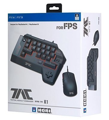 PS3 PS4 HORI TAC K1 FPS 戰術突擊指揮官 鍵盤 滑鼠 射擊遊戲神器 PS4-069 公司貨 台中