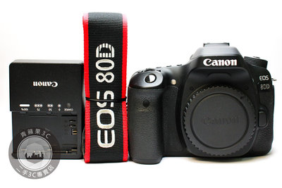 【高雄青蘋果3C】Canon EOS 80D 單機身 APS-C 公司貨 快門次數約43XX 二手相機 #85688