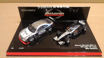 1/43 Minichamps F1 McLaren Mercedes MP4-16 CLK Coupe 雙車組