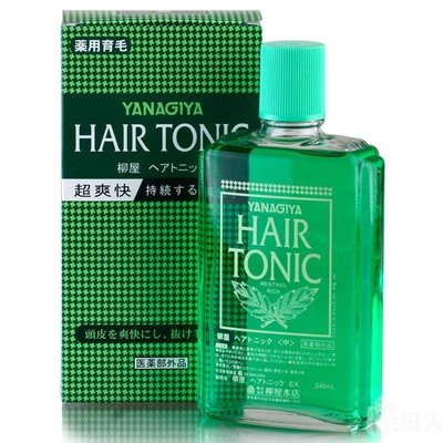 【魔法美妝】 YANAGIYA Hair Tonic 柳屋本店 養髮液 240ml (超爽快EX Cool)