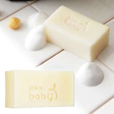 日本 paxbaby 無添加天然熟成嬰兒皂 100g §小豆芽§ paxbaby無添加天然熟成嬰兒皂100g