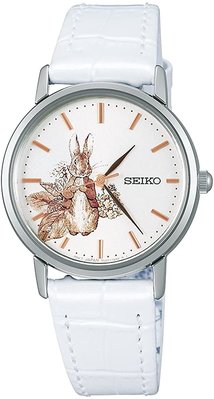日本正版 SEIKO 精工 SELECTION SCXP183 彼得兔 女錶 手錶 皮革錶帶 日本代購