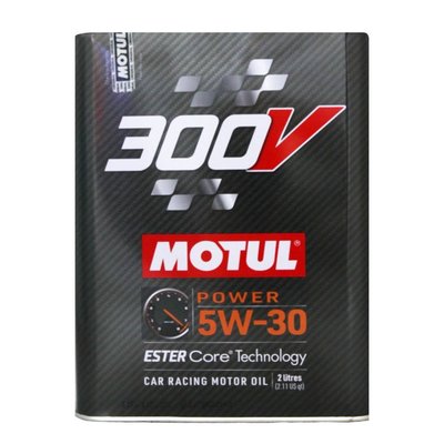 【易油網】MOTUL 300V 5W30 汽柴油車機油 100%合成雙酯基 黑鐵罐