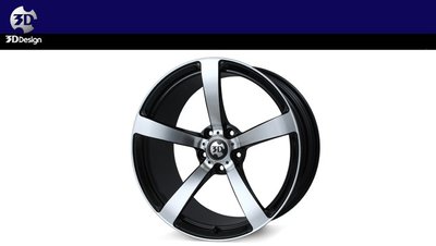 【樂駒】3D Design BMW 輪框 鋁圈 20吋 鍛造 雙色 五爪 星形 套件 日本 改裝 大廠
