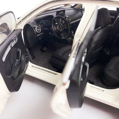下殺-汽車模型原廠1:18奧迪A3兩廂汽車模型仿真合金 一汽大眾AUDI車模金屬收藏