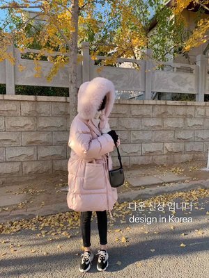 韓國 好美的大毛領羽絨外套➰高充絨量90% 鵝絨