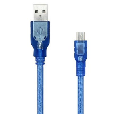USB 2.0轉Mini 5Pin數據線 T型口迷妳USB充電線 移動硬盤連接線-極巧