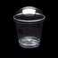 【嚴選SHOP】10入 提拉米蘇杯 慕斯杯 附蓋 塑膠杯 布丁杯 布蕾 甜點 烘焙容器 透明杯 奶酪杯【G7770】