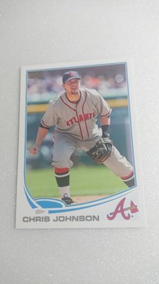 強打三壘手CHRIS JOHNSON一張~5元起標