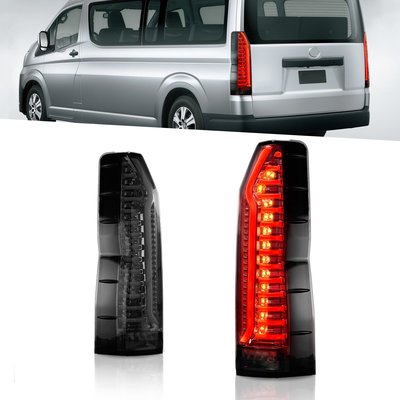 適用于19-22款豐田HIACE海獅尾燈LED總成 改裝款尾燈 赤酷車燈--請儀價
