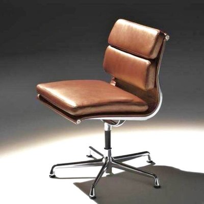 【台大復刻家具】Eames Soft Pad 厚矮背  辦公/會客椅 Vitra EA 207 208【Vintage】非 Herman Miller
