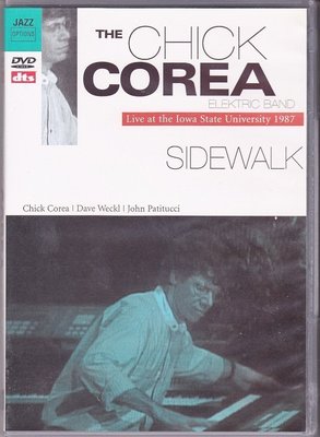 音樂居士新店#Sidewalk The Chick Corea Elektric Band 1987 奇科.庫瑞 D9 DVD