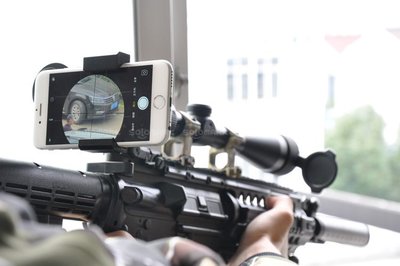 『９５２７戶外』瞄準鏡拍照攝影瞄準器手機夾通用萬能連接外拍支架組件 高規版