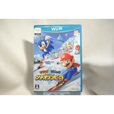 [耀西]二手 純日版 任天堂 Wii U WiiU 瑪利歐＆索尼克 AT 索契冬季奧運 含稅附發票
