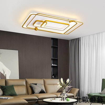 現代簡約led吸頂燈創意大氣客廳燈智能北歐家用大廳燈具