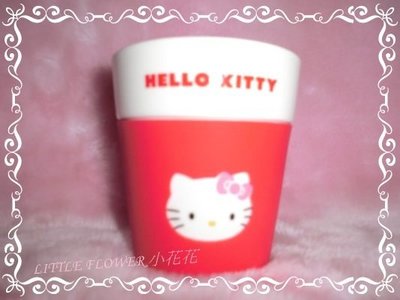 ♥小花花日本精品♥Hello Kitty / 美樂蒂 雙層隔熱瓷器矽膠可拆式不燙手杯子