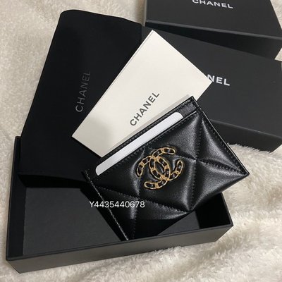Chanel香奈兒卡片夾19大logo