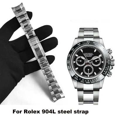 Yifilm 手錶手鍊適用於勞力士 DAYTONA GMT SUBMARINER 手錶配件金屬錶帶實心不銹鋼錶帶 20
