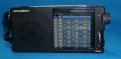 SANGEAN SG-796 MW/FM/SW 早期多波段收音機