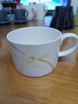 Royal Fine China 骨瓷馬克杯 直徑8cm*高5.5cm 花茶杯 咖啡杯 白瓷花卉馬克杯 陶瓷杯 牛奶杯 1130415