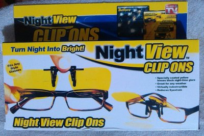 NightView Clip Ons 抗UV 太陽眼鏡 夜視鏡 偏光鏡 夾片 開車釣魚 可夾近視眼鏡 可掀式 夾式可掀