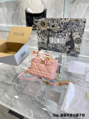 【日本二手】純皮Dior Caro相機包顏值太高了叭終于等到了Dior藤格相機包啦一o四四方方的包型，這顏值太有高級感了吧還17382
