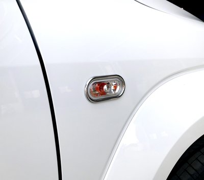圓夢工廠 VW 福斯 Amarok 2010~2020 on 改裝 鍍鉻銀 車燈框飾貼 側燈框 方向燈框