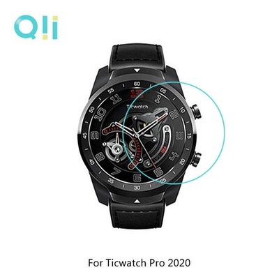 【愛瘋潮】免運 Qii Ticwatch Pro 2020 玻璃貼 (兩片裝) 手錶保護貼 鋼化貼