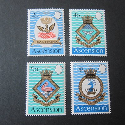【雲品七】阿森松島Ascension Islands 1971 Sc 152-155 set MNH 庫號#BP11 70300