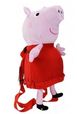 現貨 來自英國粉紅豬小妹 Peppa Pig 佩佩豬 粉紅豬小妹 可愛玩偶背包 孩童後背包包 雙肩背包 兒童背包 新年禮