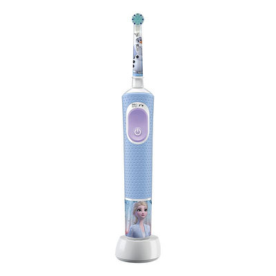 金誠五金百貨商城Oral B 兒童電動牙刷 D103K 可充電防水軟毛牙刷帶智能定時器兒童 5+