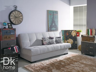 [DK家居]置物沙發床 文青質感布套 置物功能沙發床 沙發 布沙發-D13813550
