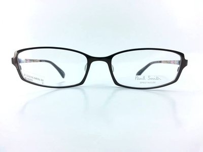 Paul Smith-PS-1016-深咖啡色-鈦金屬鏡架-睛明眼鏡