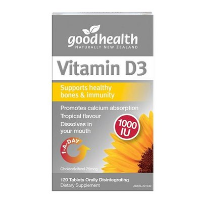 紐西蘭 Good health Vitamin D3 120caps 正品原裝進口好健康 在地口碑品牌 紐澳代買