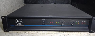 二手 QSC MX 1000a 專業立體聲放大器動態音頻 好聲音