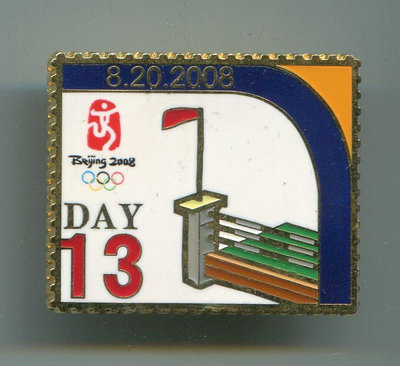 2008年北京奧運會紀念徽章-- 郵票系列 - 馬術