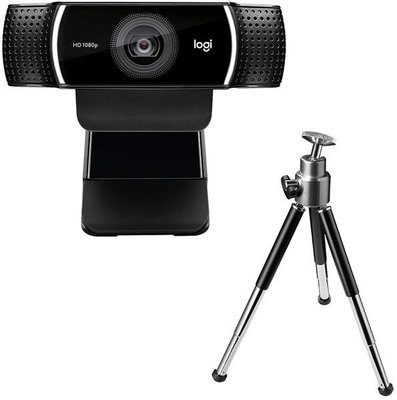 【日本代購】Logitech 羅技 攝像頭 攝影機 附迷你三腳架 C922n Pro HD Stream Webcam
