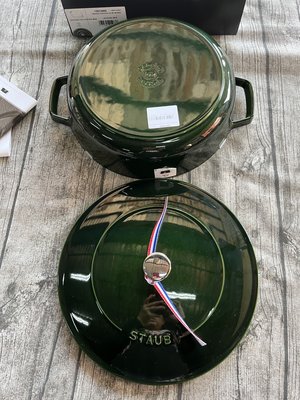 Staub 水滴鍋 28公分 羅勒綠 出清特價 不接受退換貨